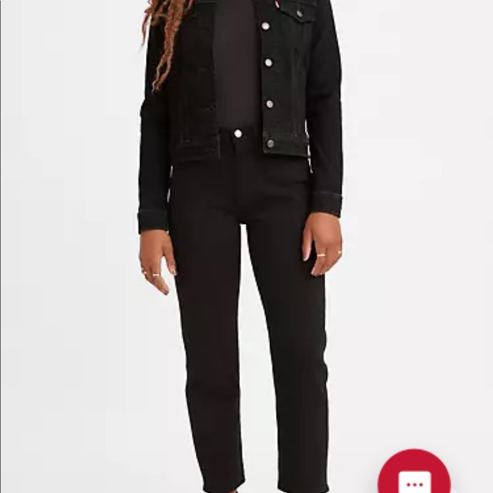 NWOT Levi’s Wedgie Straight Black Jeans - Size 27